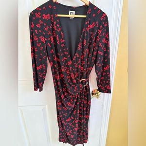 Anne Klein wrap dress